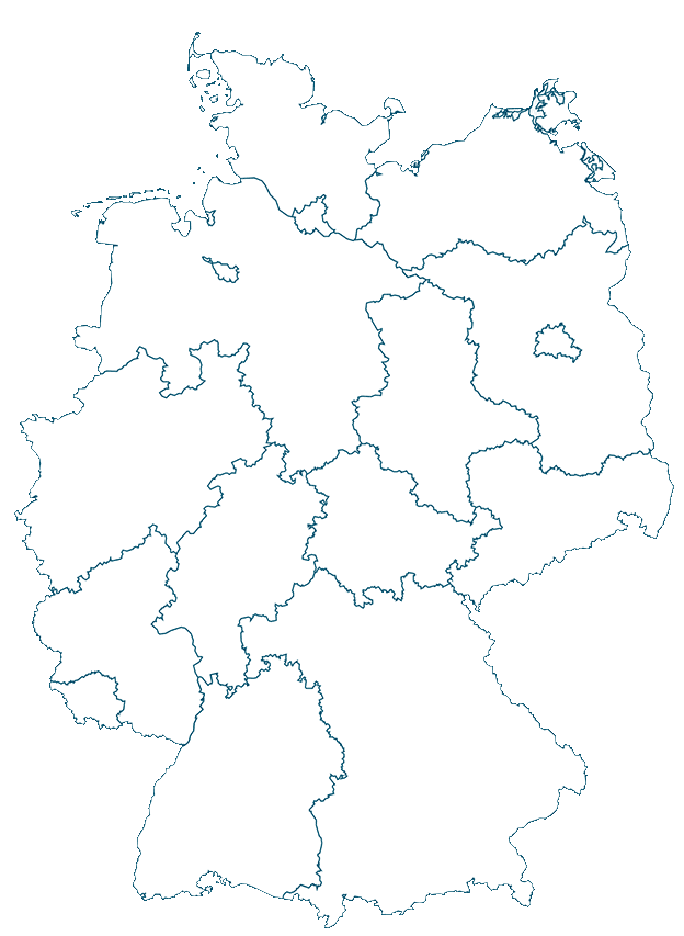 Deutschlandkarte der SEGENIUS GmbH